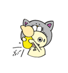 お帽子かぶりん～育児スタンプVer.～（個別スタンプ：32）