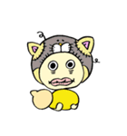 お帽子かぶりん～育児スタンプVer.～（個別スタンプ：34）