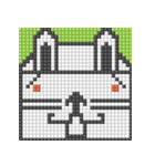 8-bit pixel とうふうさぎ（個別スタンプ：3）