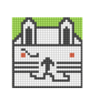 8-bit pixel とうふうさぎ（個別スタンプ：5）