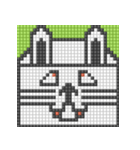 8-bit pixel とうふうさぎ（個別スタンプ：14）