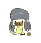 おさげのカノジョがうるさい（個別スタンプ：12）
