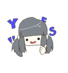 おさげのカノジョがうるさい（個別スタンプ：13）
