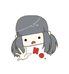 おさげのカノジョがうるさい（個別スタンプ：14）
