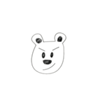 しろくまくんの百面相（個別スタンプ：33）