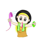 Pretty Hatty girl（個別スタンプ：34）