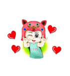 Pretty Hatty girl（個別スタンプ：37）
