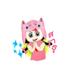 Pretty Hatty girl（個別スタンプ：40）