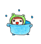 Run With Frog Girl（個別スタンプ：15）