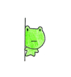 Run With Frog Girl（個別スタンプ：23）