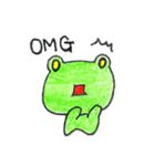Run With Frog Girl（個別スタンプ：28）
