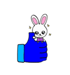 Cute Rabbit enjoy life（個別スタンプ：19）