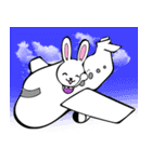 Cute Rabbit enjoy life（個別スタンプ：23）