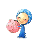 Mr. Wealthman and Wealth Lady（個別スタンプ：19）