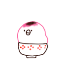 ひよこ餅(桜色バージョン)（個別スタンプ：35）