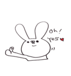 ネコときどきデブうさ（個別スタンプ：7）