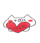 ネコときどきデブうさ（個別スタンプ：10）