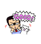 猫カフェ店長マナブさん（個別スタンプ：5）