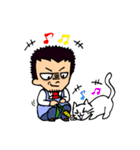 猫カフェ店長マナブさん（個別スタンプ：18）