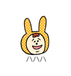 うさぎのずきん（個別スタンプ：19）