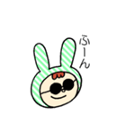 うさぎのずきん（個別スタンプ：25）