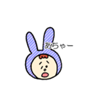 うさぎのずきん（個別スタンプ：31）