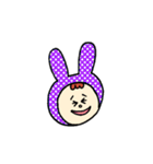 うさぎのずきん（個別スタンプ：35）