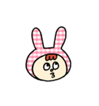 うさぎのずきん（個別スタンプ：36）