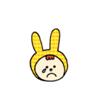 うさぎのずきん（個別スタンプ：37）