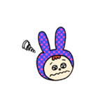 うさぎのずきん（個別スタンプ：38）