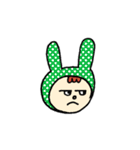 うさぎのずきん（個別スタンプ：39）
