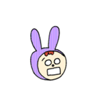 うさぎのずきん（個別スタンプ：40）