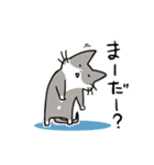 灰猫さん（個別スタンプ：4）