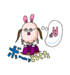 茶目っ気たっぷりうさ男とうさ子（個別スタンプ：2）