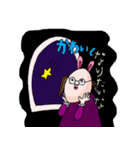 茶目っ気たっぷりうさ男とうさ子（個別スタンプ：27）