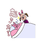 茶目っ気たっぷりうさ男とうさ子（個別スタンプ：35）