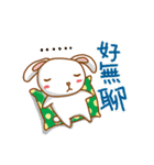 black and white cute bunny（個別スタンプ：20）