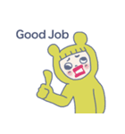 ガーリーネガティブフェイス（個別スタンプ：19）