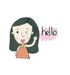 Olive-Green Seaweed Girl（個別スタンプ：3）