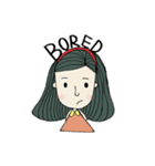 Olive-Green Seaweed Girl（個別スタンプ：4）
