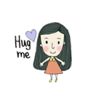 Olive-Green Seaweed Girl（個別スタンプ：7）