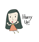 Olive-Green Seaweed Girl（個別スタンプ：9）