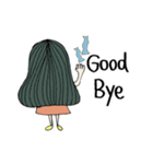 Olive-Green Seaweed Girl（個別スタンプ：13）