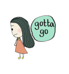 Olive-Green Seaweed Girl（個別スタンプ：16）