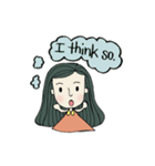 Olive-Green Seaweed Girl（個別スタンプ：18）