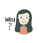 Olive-Green Seaweed Girl（個別スタンプ：23）