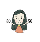 Olive-Green Seaweed Girl（個別スタンプ：27）