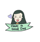 Olive-Green Seaweed Girl（個別スタンプ：40）