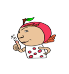 Apple and Strawberry girls（個別スタンプ：4）