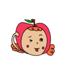 Apple and Strawberry girls（個別スタンプ：9）
